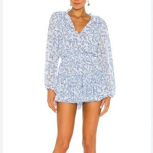 Misa Lorena in Blue Petals Dress-